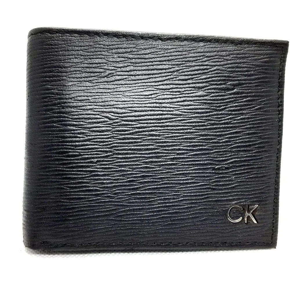 Calvin Klein RFID Black Leather Men’s Wallet — New With Box / NWB